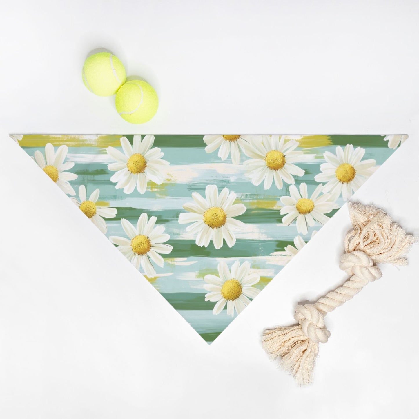 Daisy Pet Bandana Light Blue/Green