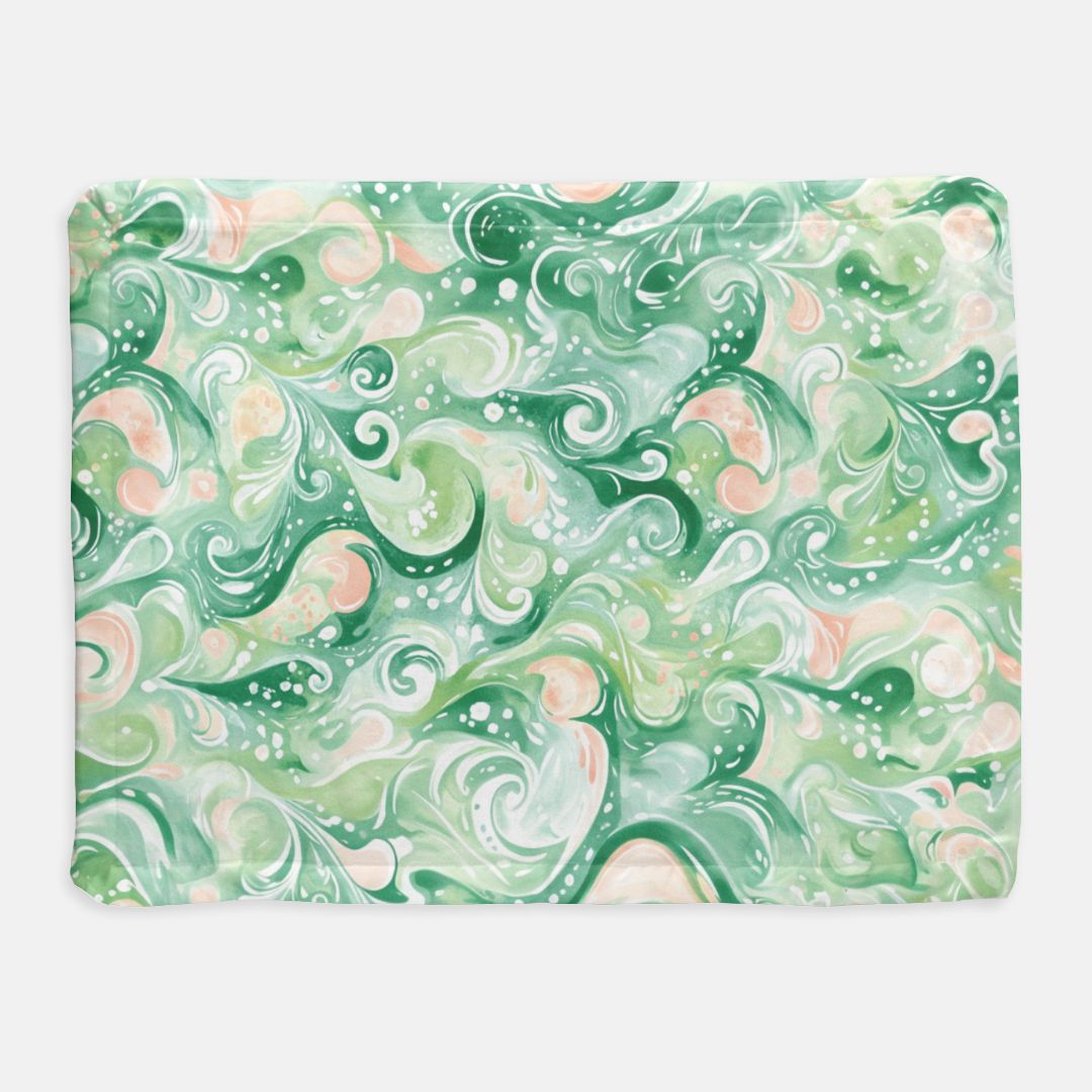 Paisley Satin Trim Blanket