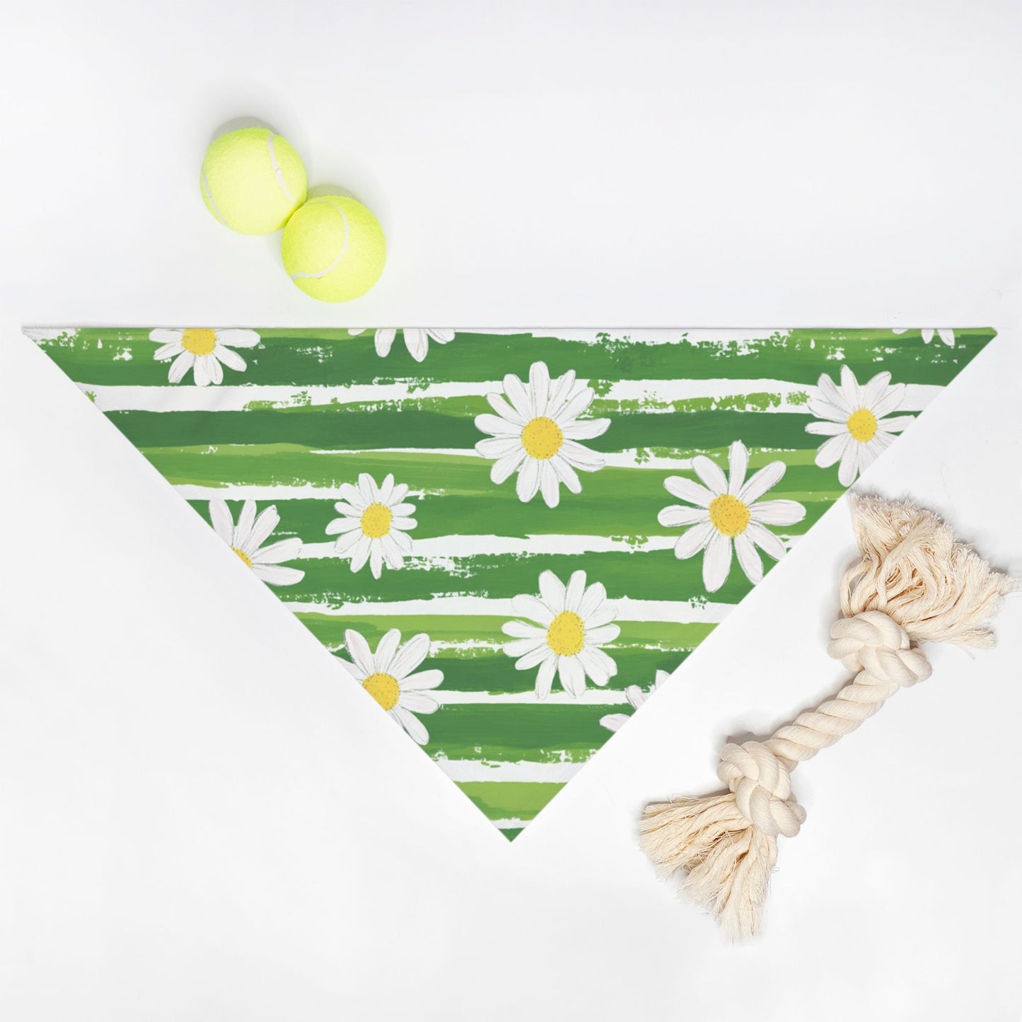 Daisy Pet Bandana Green