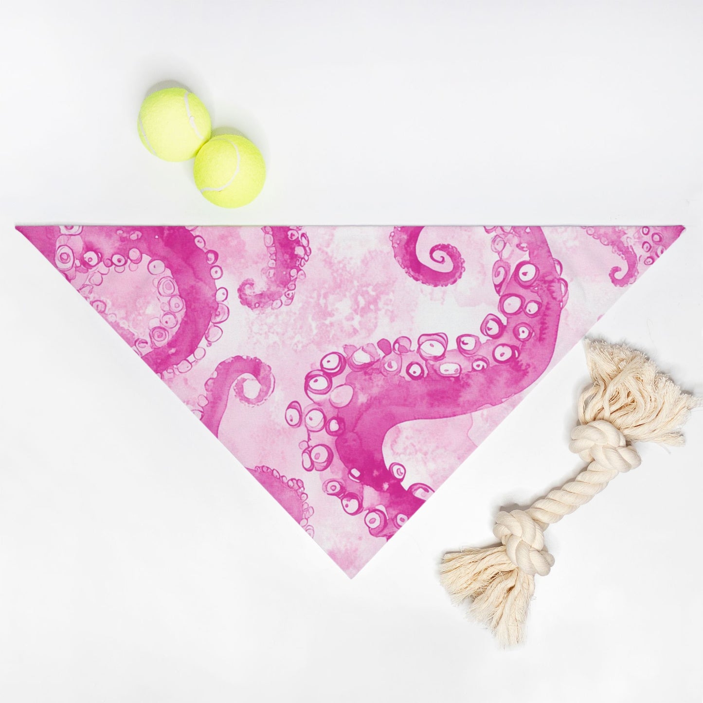 Tentacle Pet Bandana Pink