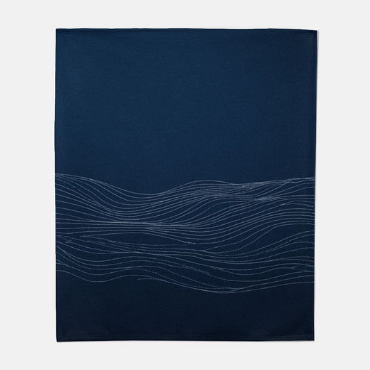 Wave Sweatshirt Blanket - 50" x 60"