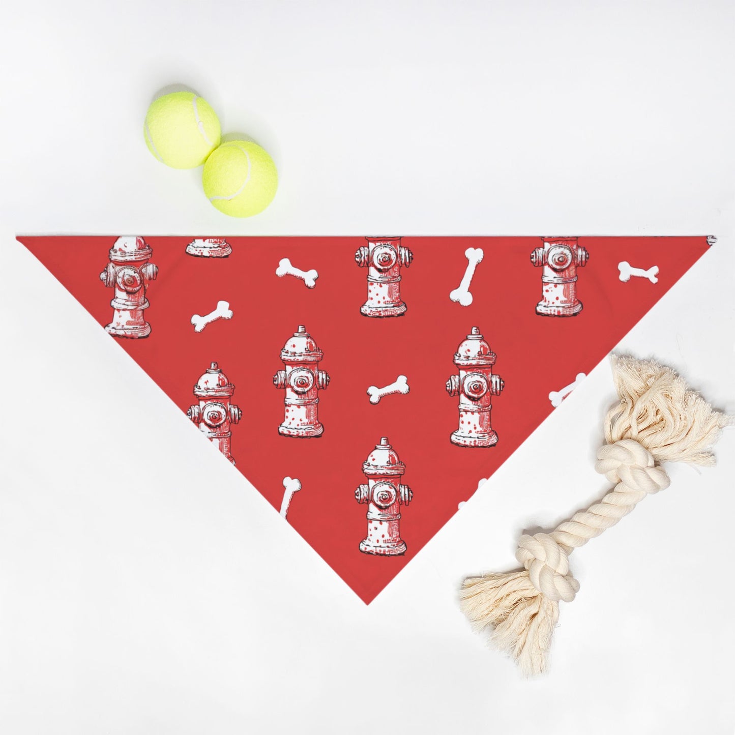 Red Hydrant Pet Bandana