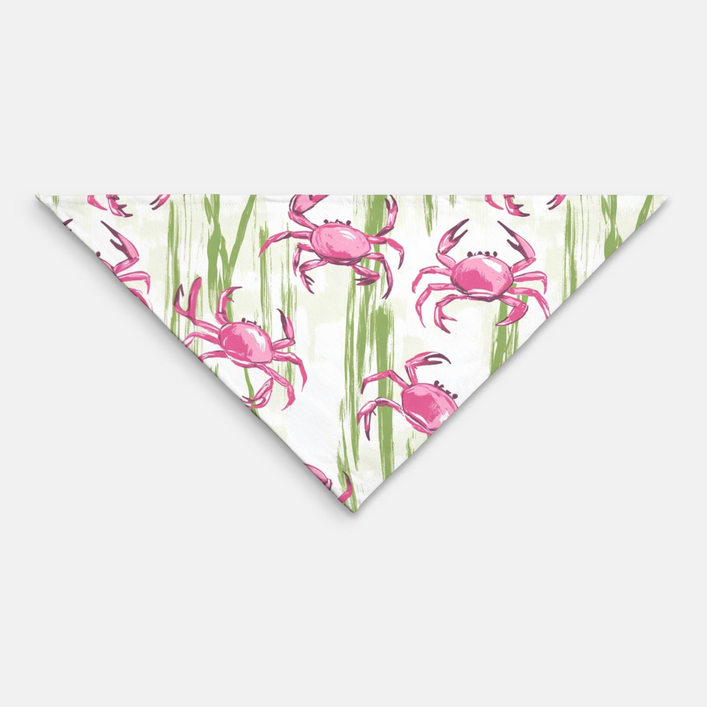 Pink Crab Pet Bandana