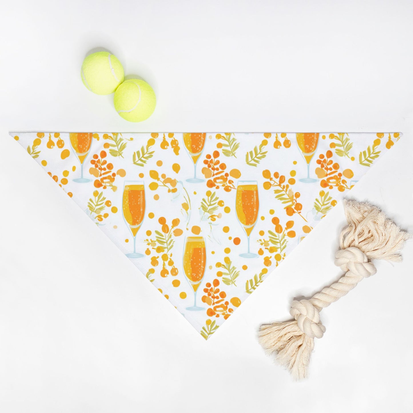 Mimosa Pet Bandana White