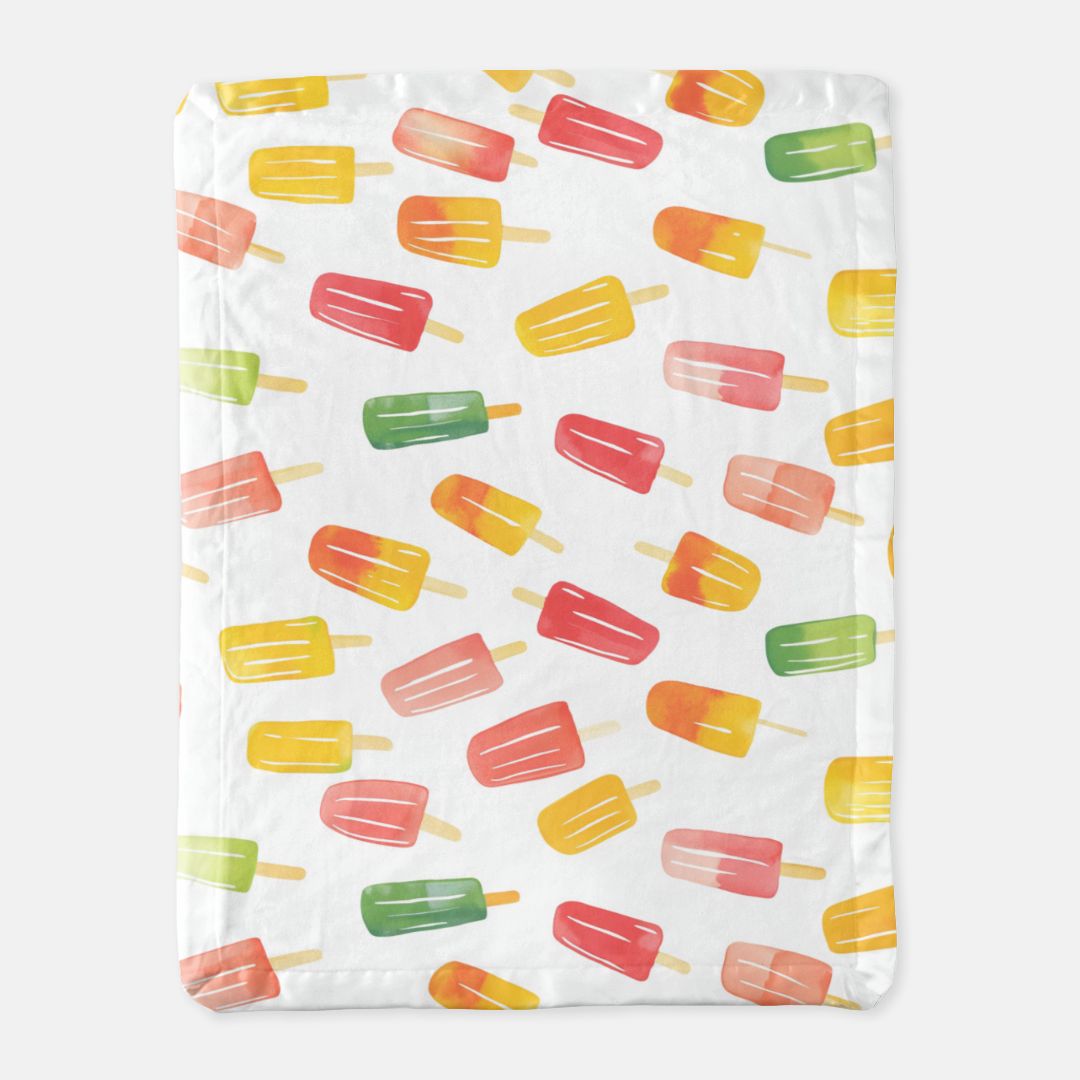 Popsicle Satin Trim Blanket