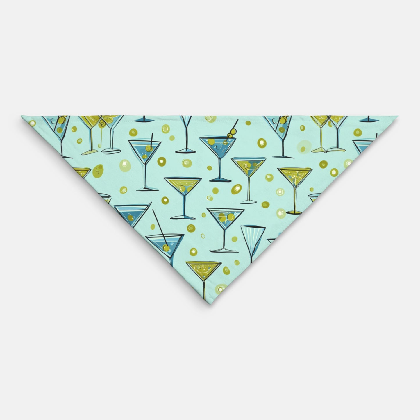 Martini Pet Bandana Blue