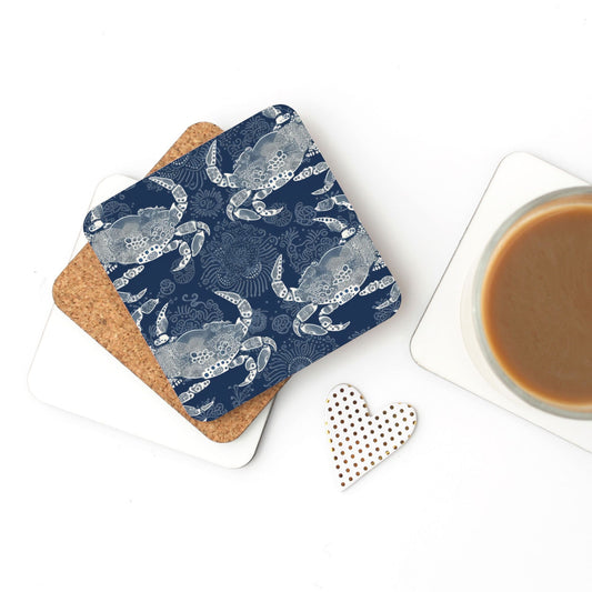 Crab Cork Back Coaster
