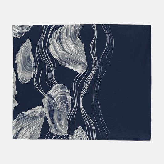 Oyster Sweatshirt Blanket - 50" x 60"