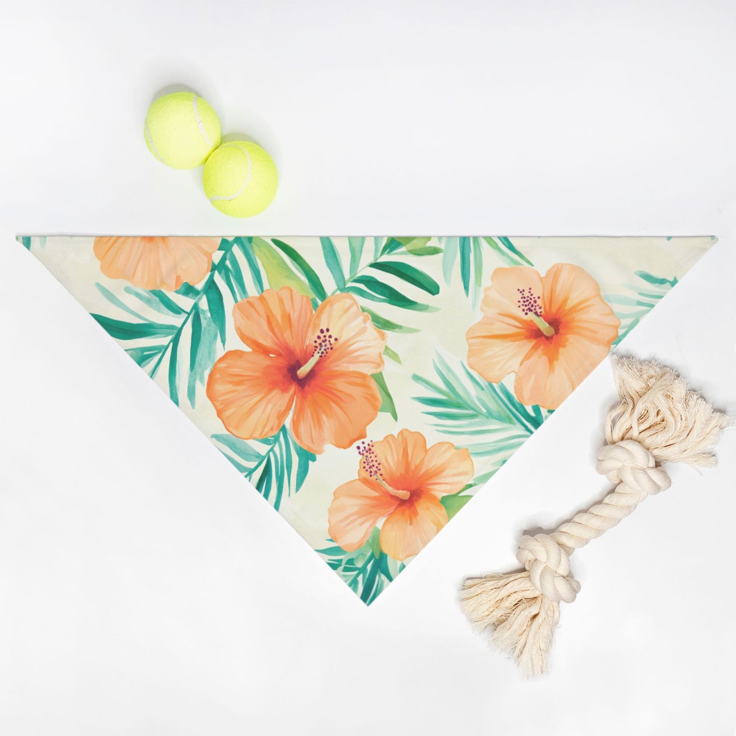 Tropical Pet Bandana Orange