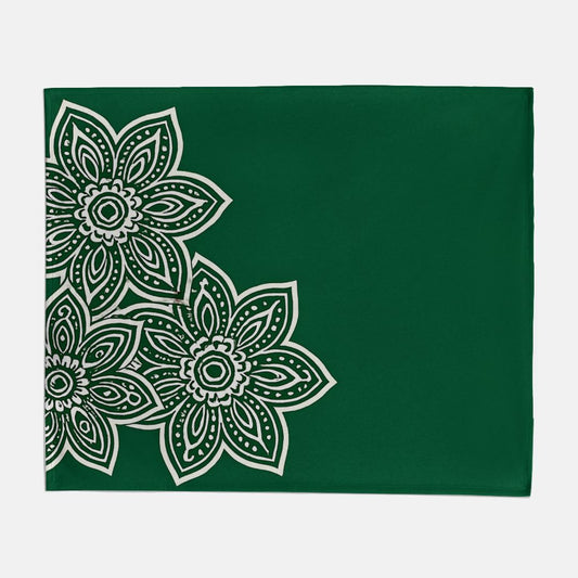 Flowers Sweatshirt Blanket - 50" x 60"
