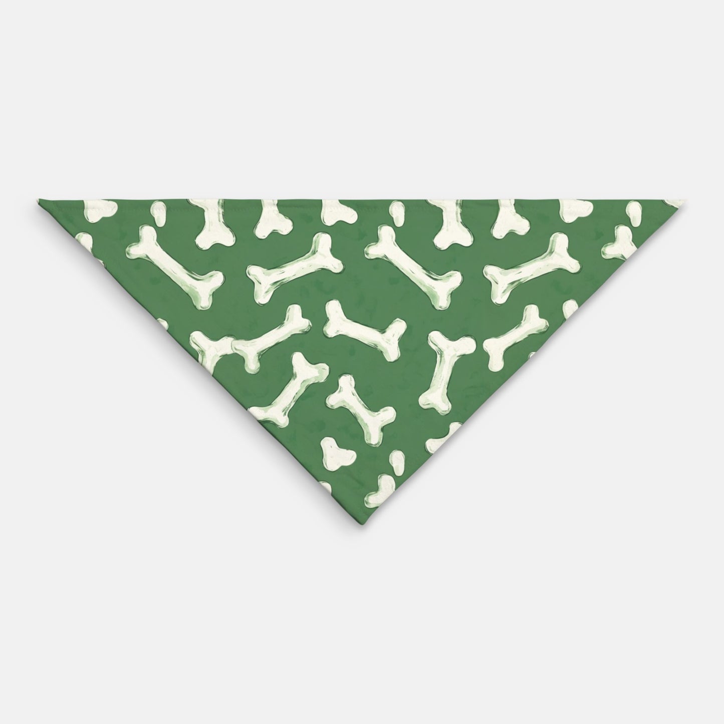 Bones Pet Bandana Green
