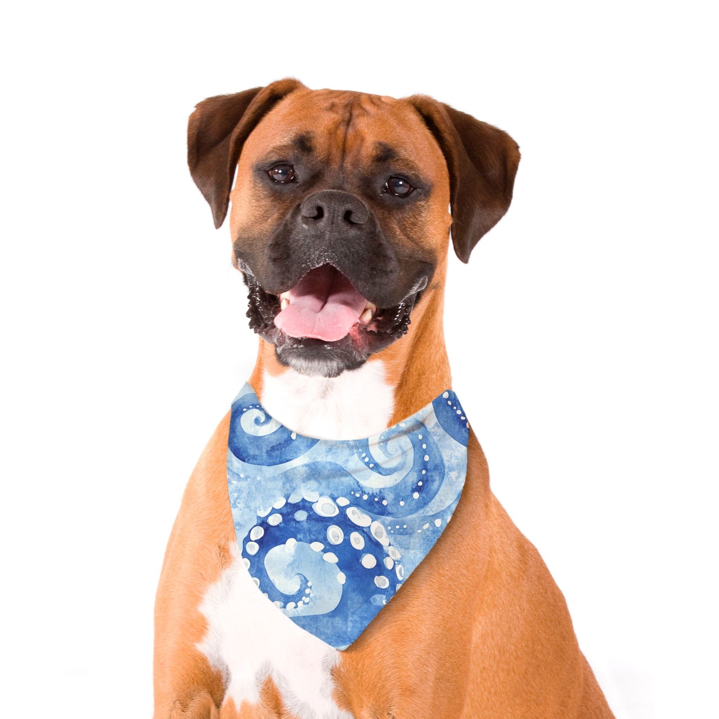 Tentacle Pet Bandana Powder Blue