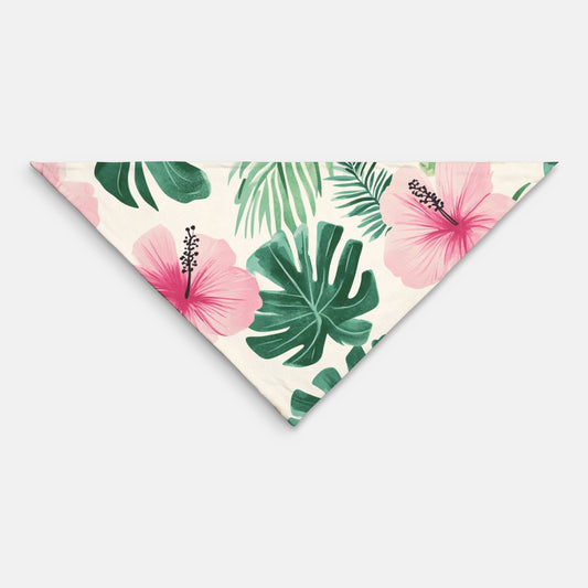 Tropical Pet Bandana Pink