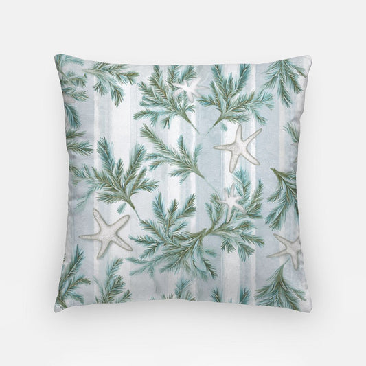 Winter Starfish Artisan Pillow Case 18 Inch