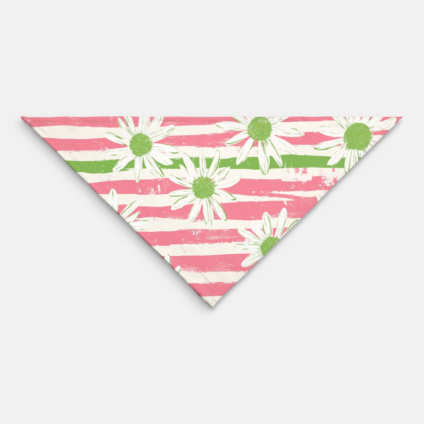 Daisy Pet Bandana Pink/Green