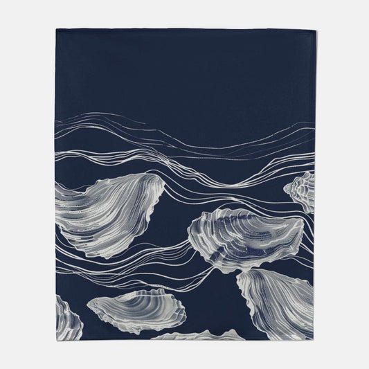Oyster Sweatshirt Blanket - 50" x 60"