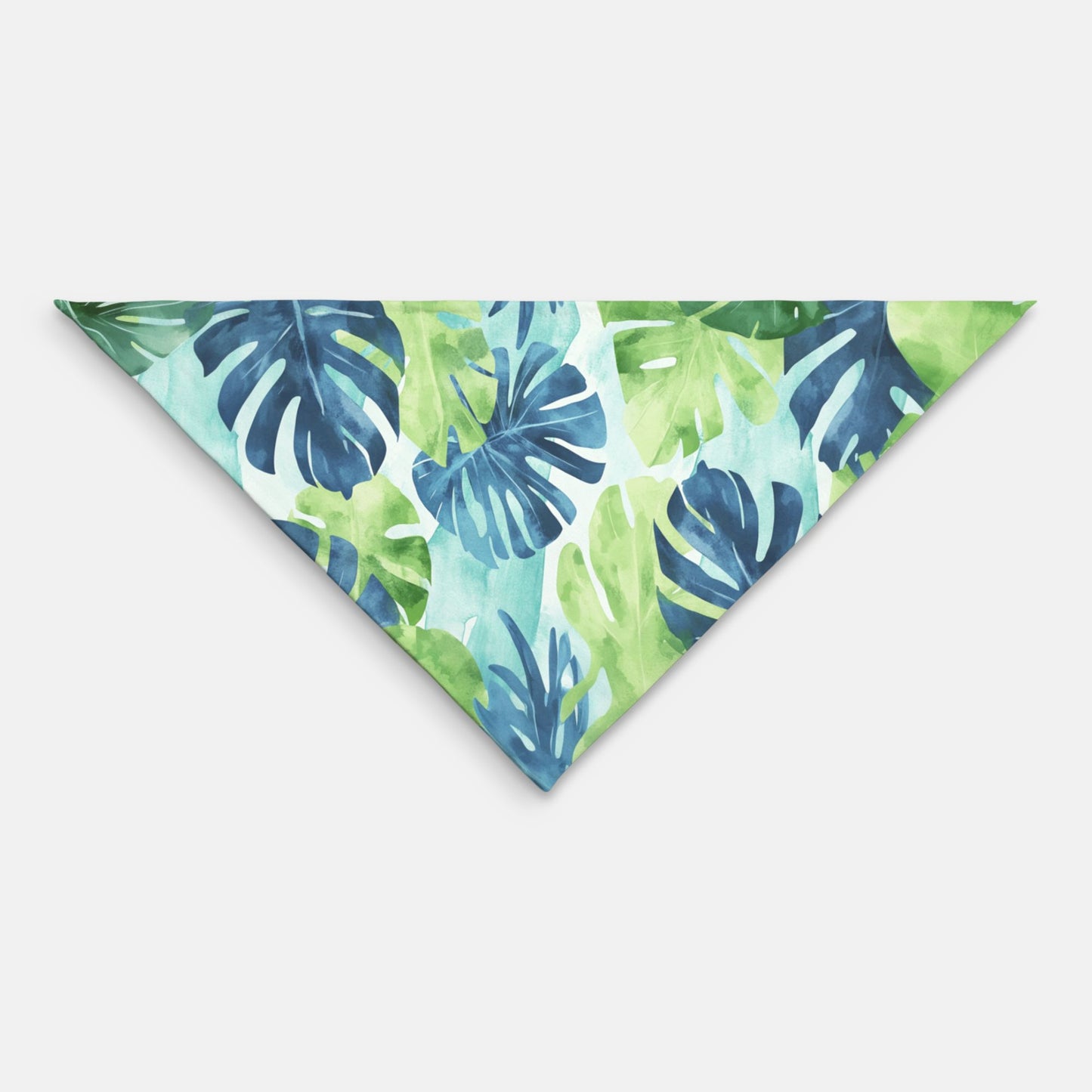 Tropical Pet Bandana Blue/Green