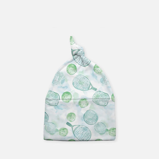 Pickleball Baby Knotted Beanie