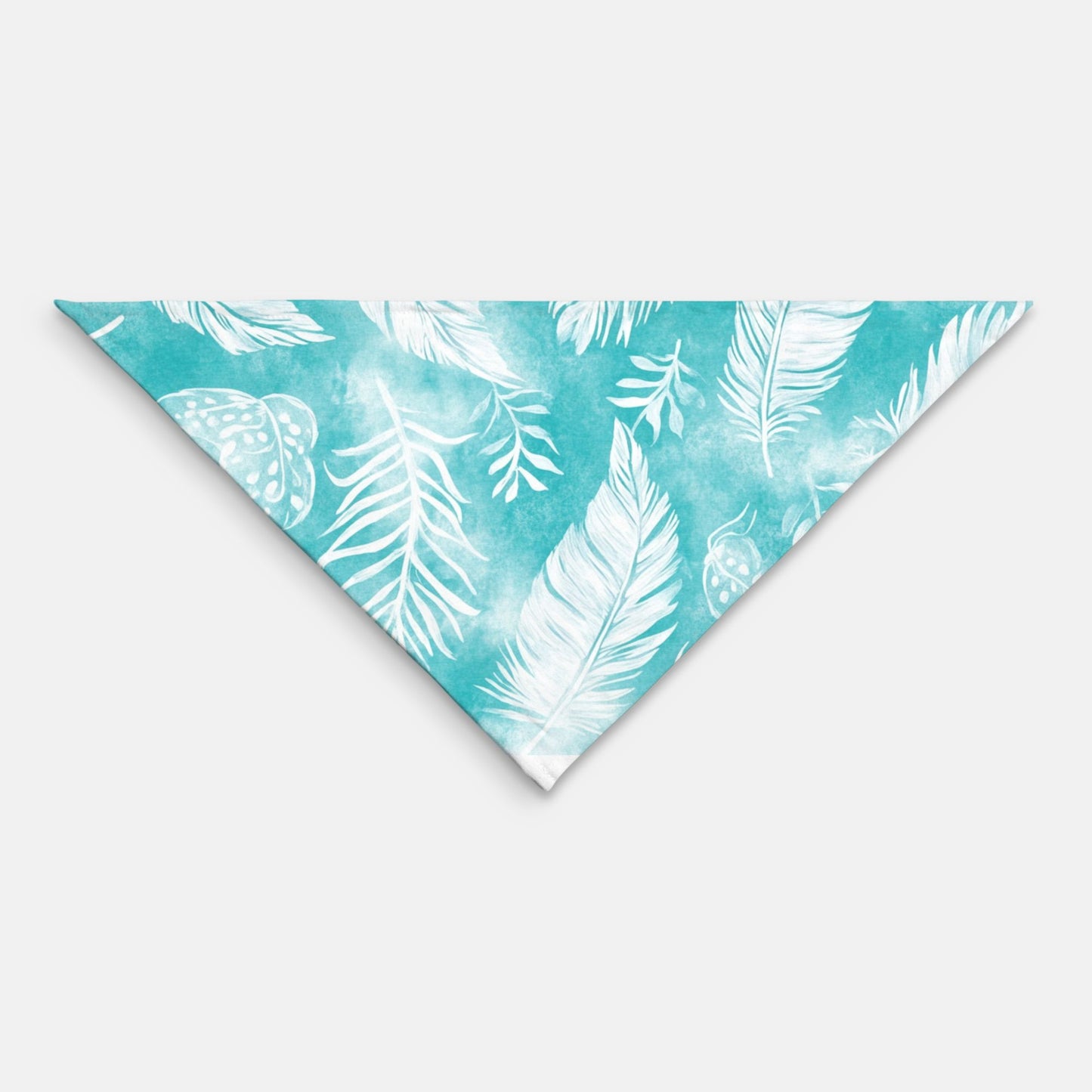 Feather Pet Bandana Aqua