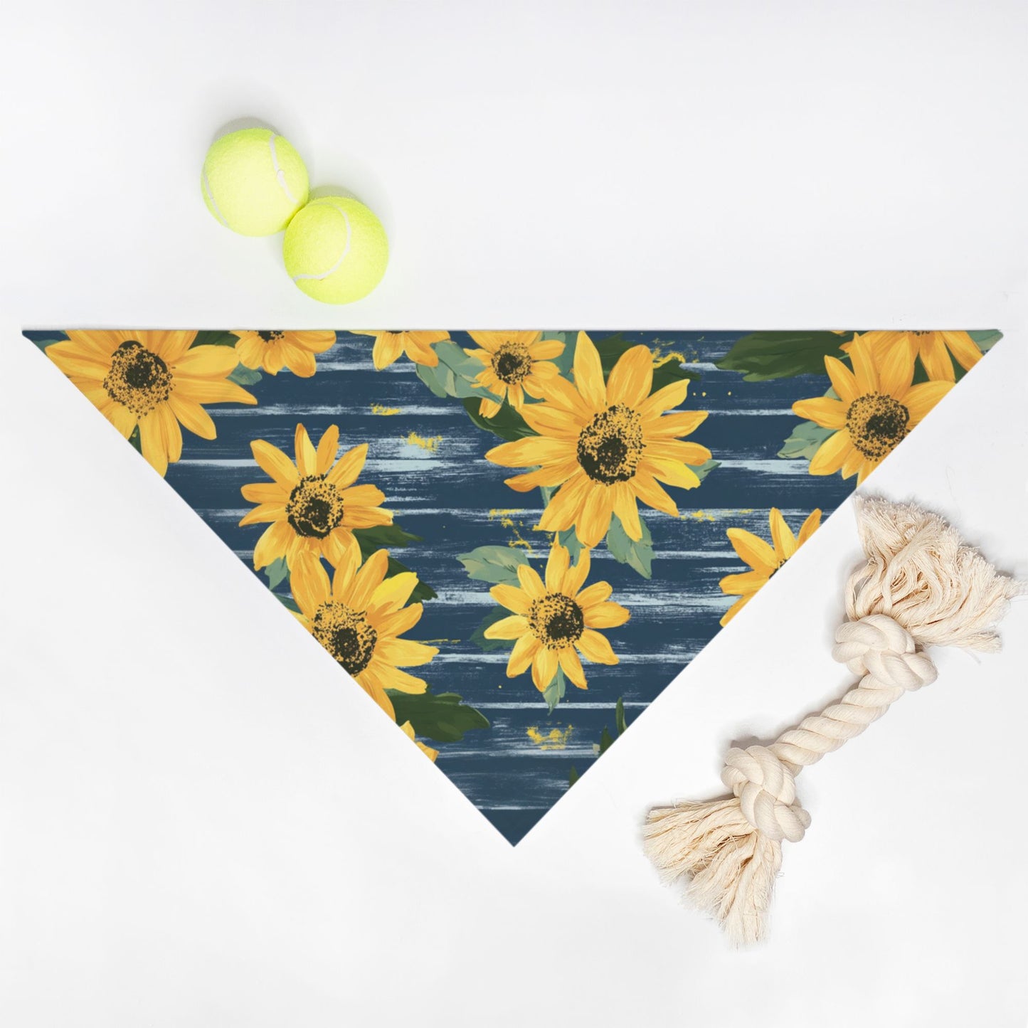 Sunflower Pet Bandana Navy/Yellow