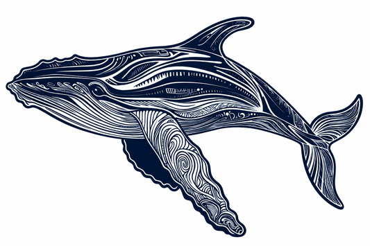 Whale Pint Glass