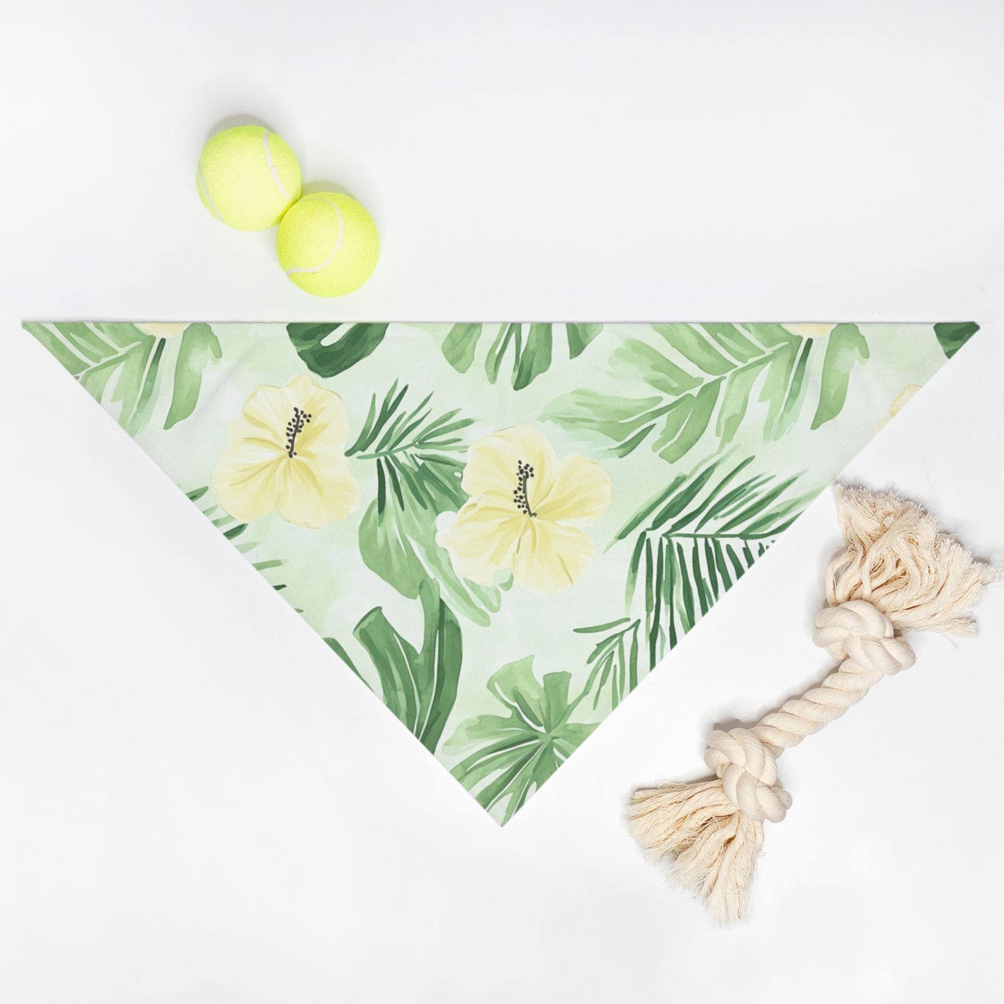 Tropical Pet Bandana Yellow