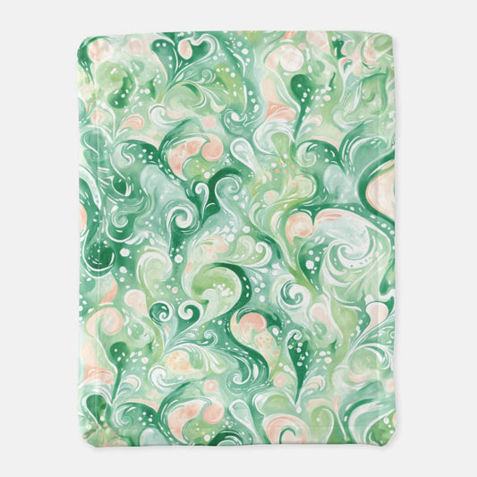 Paisley Satin Trim Blanket