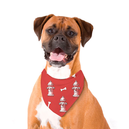 Red Hydrant Pet Bandana