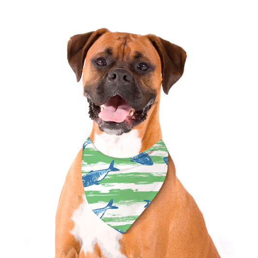 Fish Stripes Pet Bandana