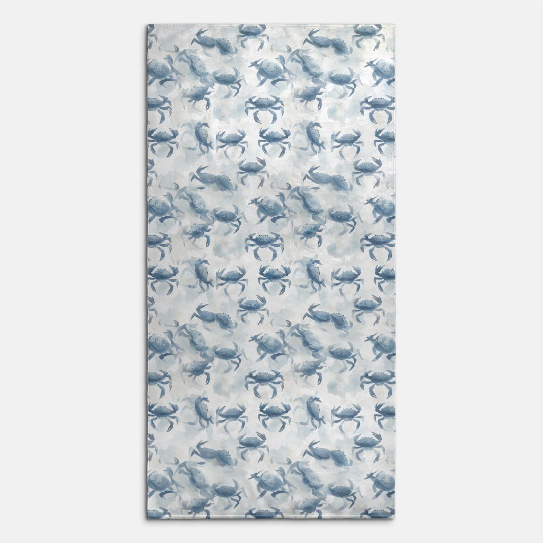 Blue Crab Beach Towel