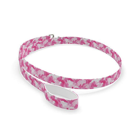 Camo Dog Leash Pink