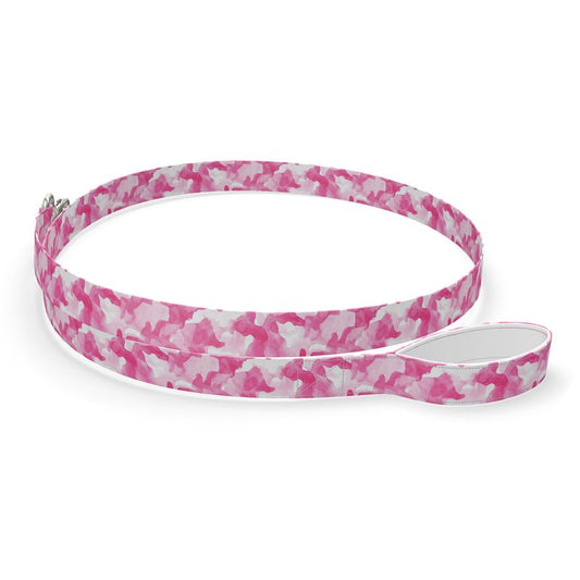 Camo Dog Leash Pink