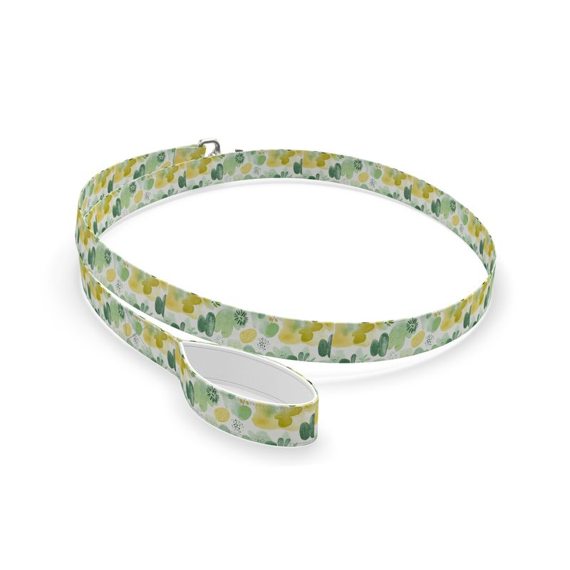 Whimsical Dog Leash Yellow