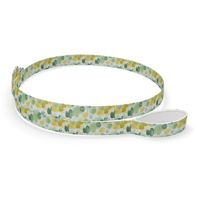 Whimsical Dog Leash Yellow
