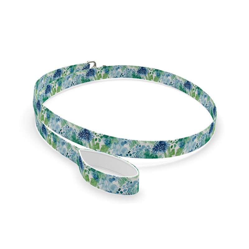 Whimsicle Dog Leash Blue Green