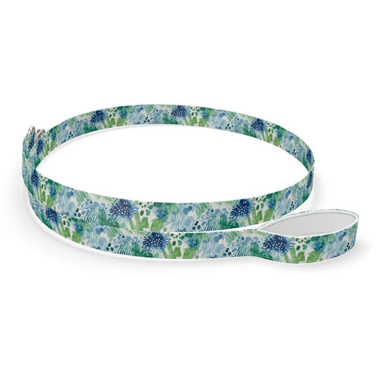 Whimsicle Dog Leash Blue Green