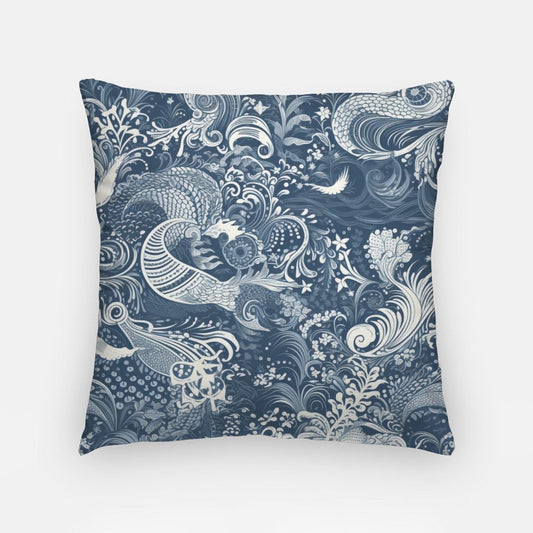 Hidden Serpent Artisan Pillow Case 18 Inch