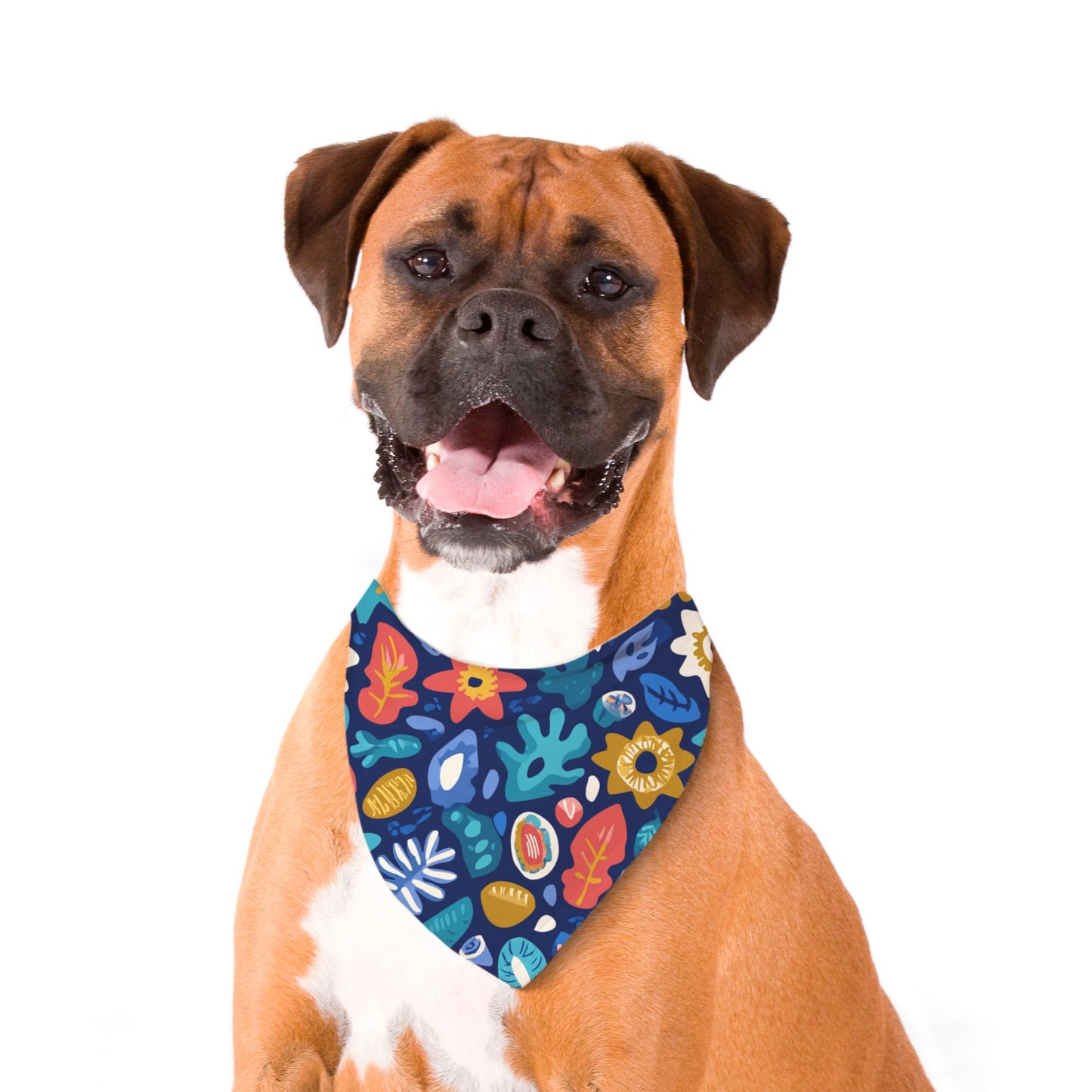 Vibrant Flower Pet Bandana