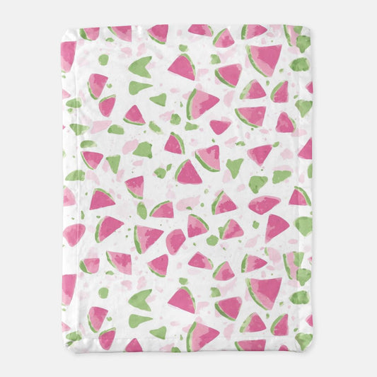 Watermelon Satin Trim Blanket