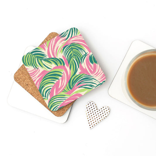Swirl Cork Back Coaster