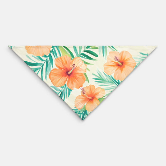 Tropical Pet Bandana Orange