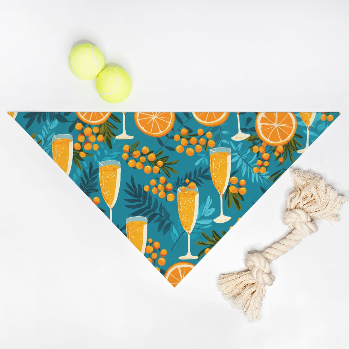 Mimosa Pet Bandana  Blue
