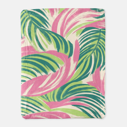 Swirls Satin Trim Blanket