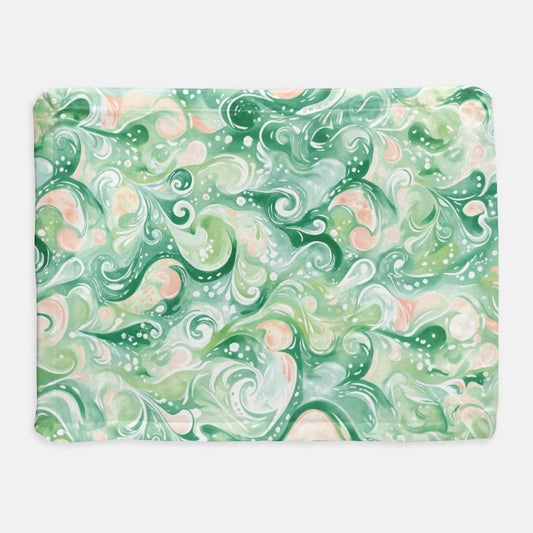 Paisley Satin Trim Blanket