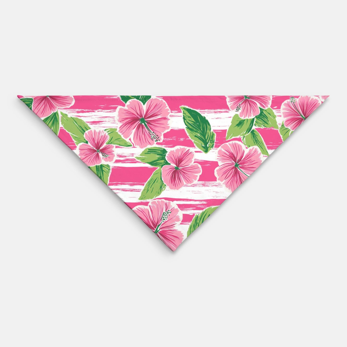 Hybiscus Pet Bandana Pink