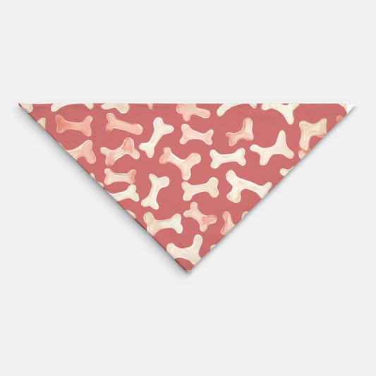Bones Pet Bandana Red