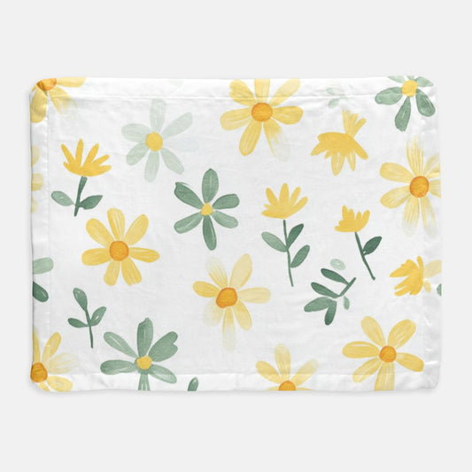 Daisy Satin Trim Blanket