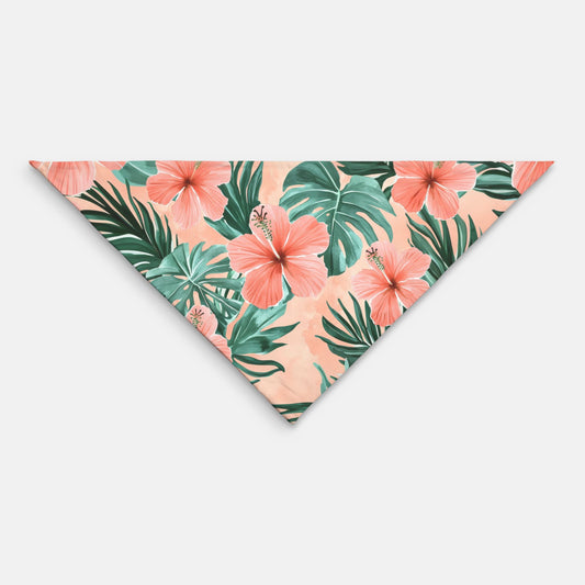 Tropical Pet Bandana Coral
