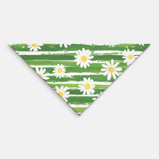 Daisy Pet Bandana Green