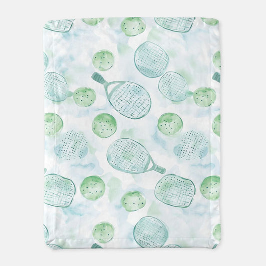 Pickleball Satin Trim Blanket
